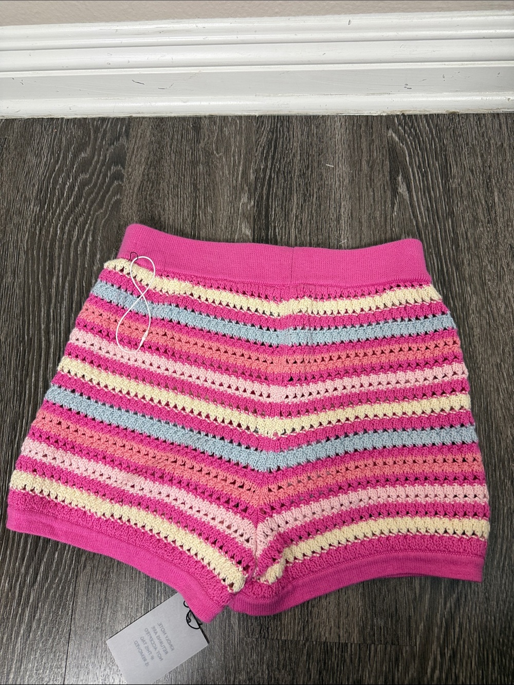Lovers + Friends Lucia Cardigan and Lucia Short in Pink & Blue Multi - Picture 11 of 11
